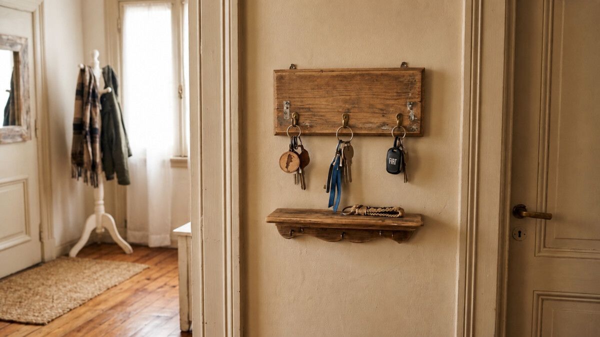 Bandejas y canastos reemplazan portallaves en decoración del hogar