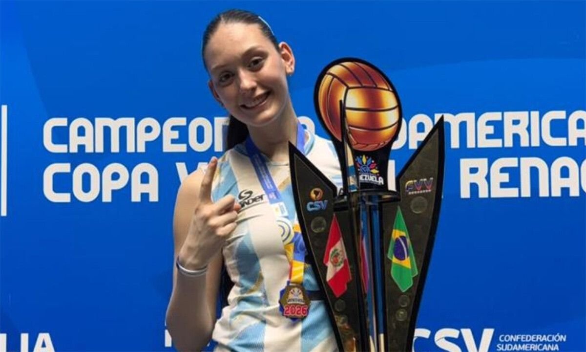 Abril Faiazzo se consagra campeona del Sudamericano U19 de vóley