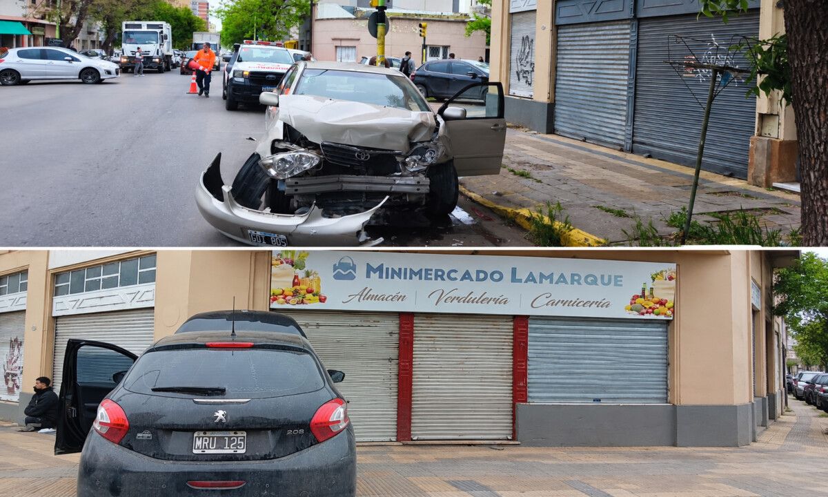 Colisión entre autos en Vieytes y Blandengues sin heridos