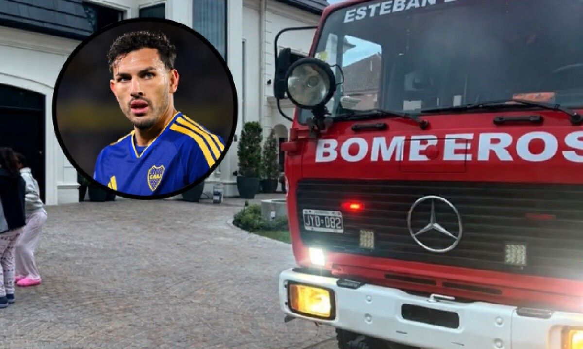 Incendio en casa de Leandro Paredes en Canning fue controlado