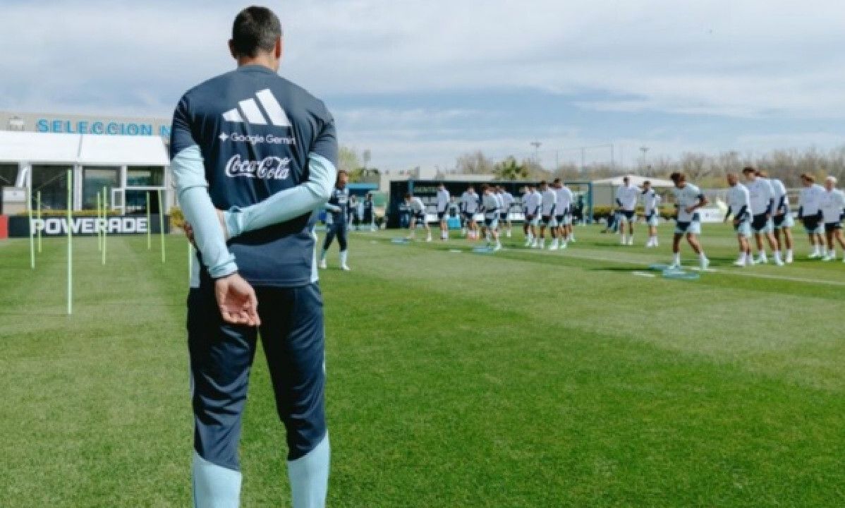 Argentina se entrena en Ezeiza previo a amistoso con Bolivia