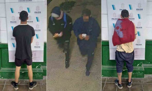 Detienen a dos hombres de Córdoba por robo en comercio local