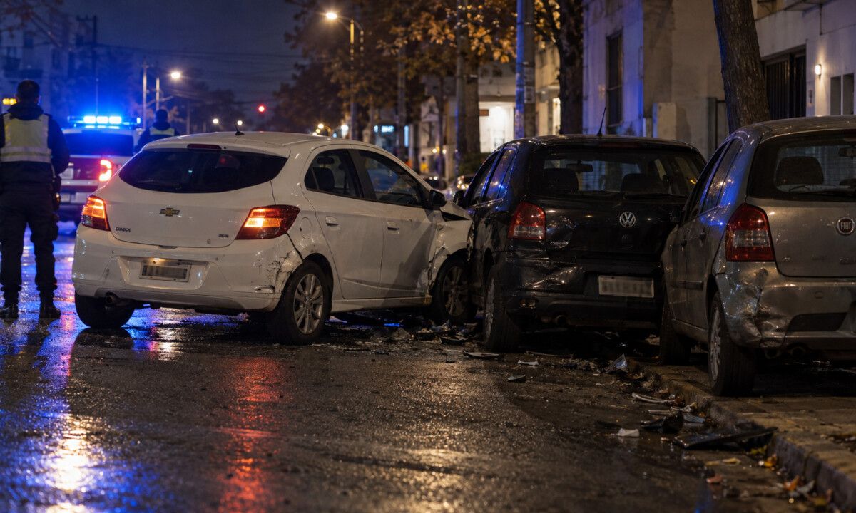 Detienen a mujer por chocar autos y negarse al test de alcoholemia