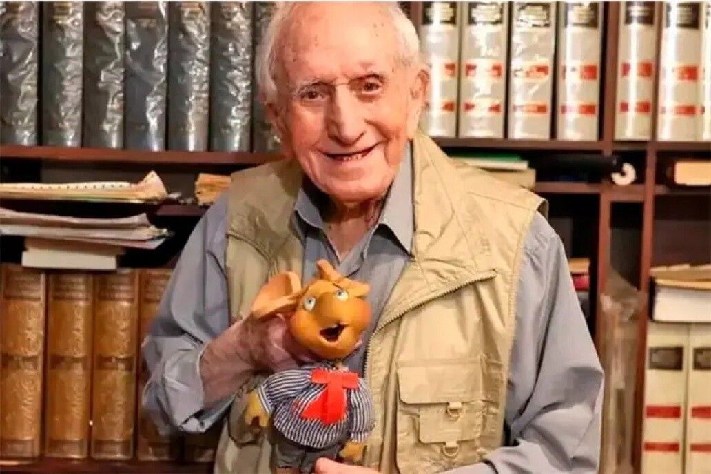 Falleció Peppino Mazzullo, voz de Topo Gigio, a los 100 años