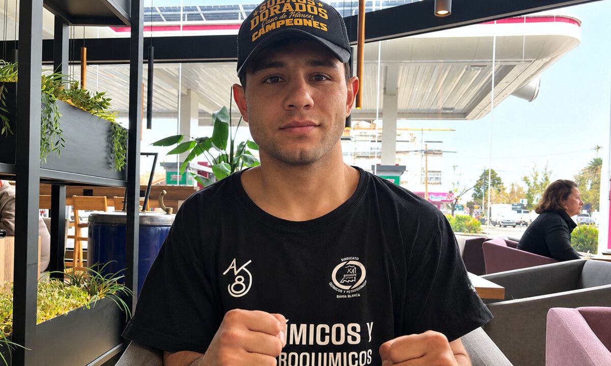 Gonzalo Corvalán se prepara para su pelea en Bahía Blanca