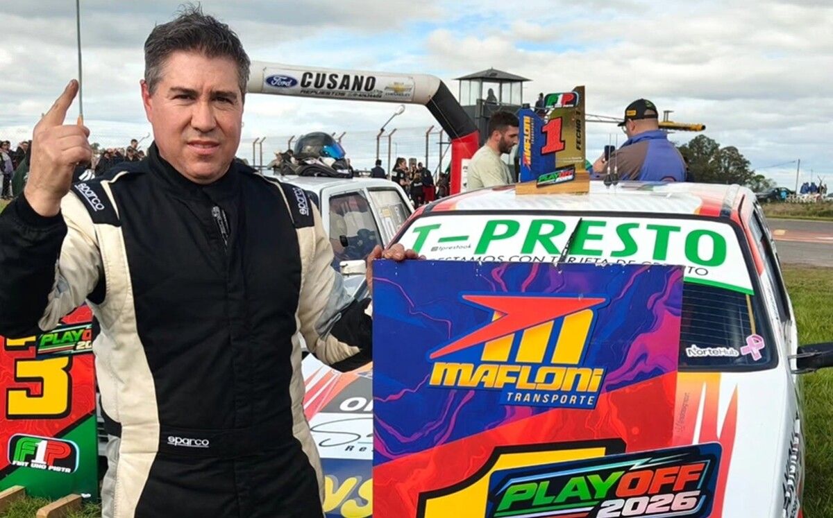 Nicolás Virdis gana la final del Fiat Uno Pista en Olavarría